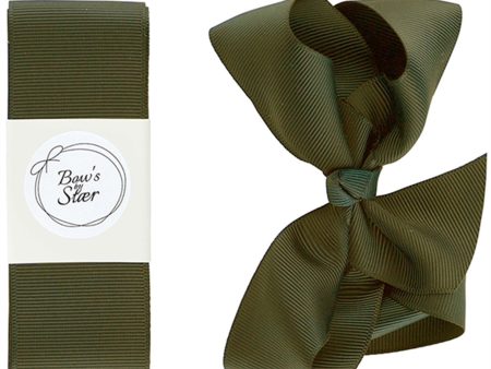 Bow s by Stær Christening Ribbon Moss Online now