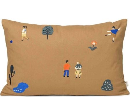 Ferm Living The Park Cushion with Pillow Sugar Kelp on Sale