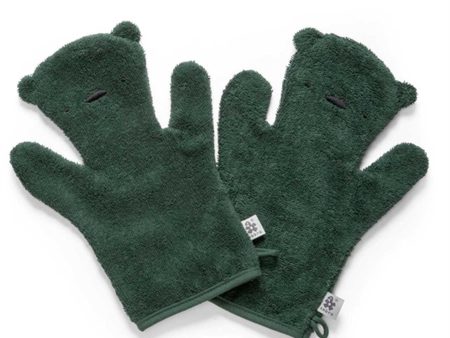 Sebra Bath Glove Bear Milo Bottle Green For Sale