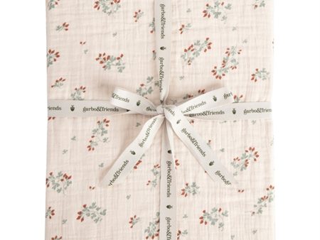 Garbo&Friends Muslin Fitted Sheet Clover 90x200 cm Cheap