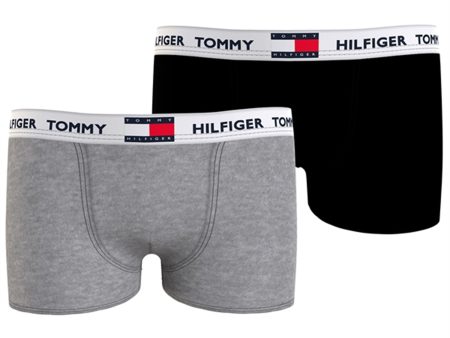 Tommy Hilfiger Boxershorts 2-pak Black  Medium Grey Discount