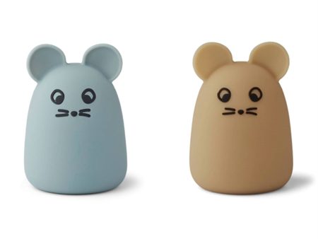 Liewood Callie Night Light 2-pack Mouse Blue Fog Oat Sale