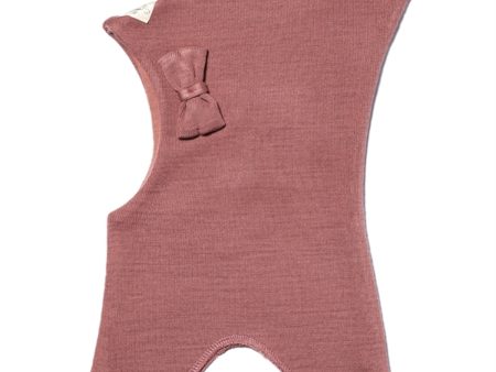 Racing Kids Top Balaclava Wool Cotton Bow Old Rose Online