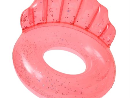 SunnyLife Luxe Pool Ring Shell Neon Coral For Discount