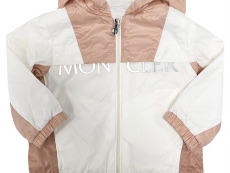 Moncler Arilas Giubbotto Jacket White Rose Online Hot Sale