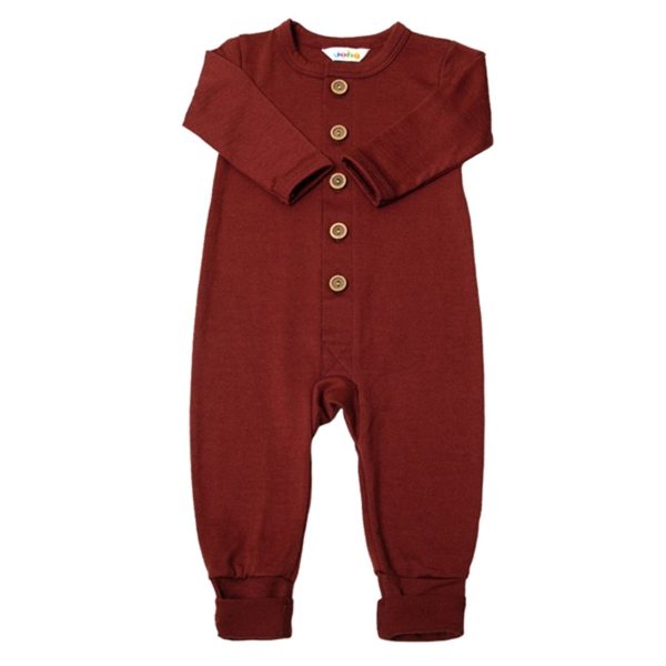 Joha Wool Bordeaux Overalls Hot on Sale