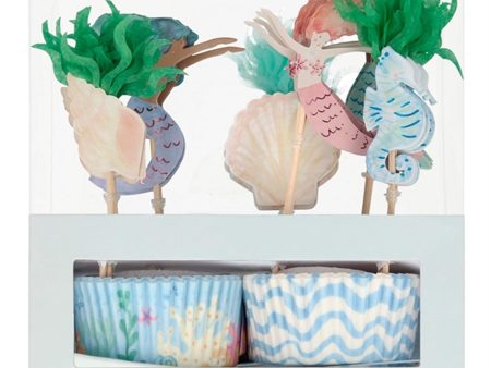 Meri Meri Mermaid Cupcake Kit For Discount