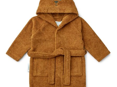 Liewood Lily Bathrobe Kangaroo Golden Caramel on Sale