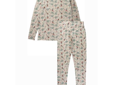 The New White Swan Bell Aop Holiday Pyjamas Adult Sale