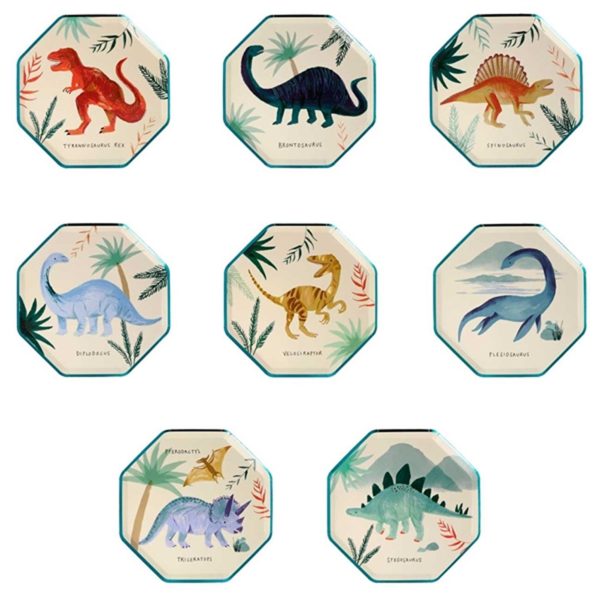 Meri Meri Dinosaur Kingdom Plates For Cheap