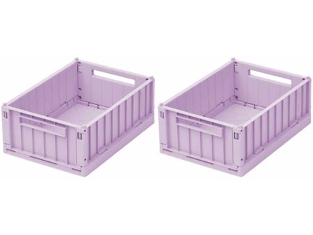 Liewood Weston Storage Box S Light Levender 2-Pack Fashion