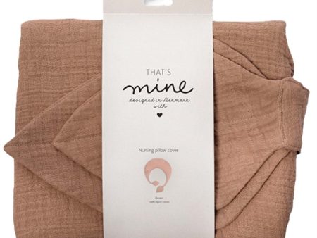 That s Mine Nursing Pillow Cover Brown Online now