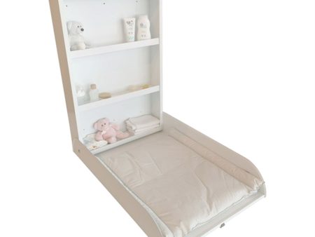 BabyDan Sofie Wall Mounted Changing Table Metal White Discount