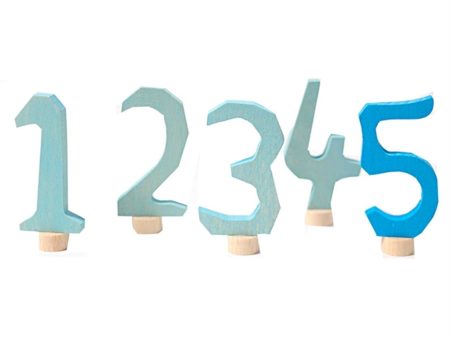 GRIMM´S Blue Decorative Numbers 1-5 Discount