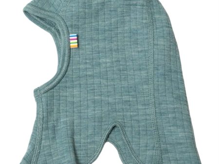 Joha Wool Aqua Melange Balaclava 2-Layer For Sale