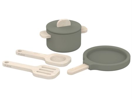 FLEXA PLAY Pot and Pan Green Supply