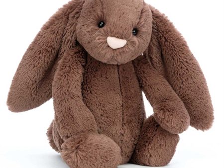 Jellycat Bashful Rabbit Fudge 18 cm For Sale