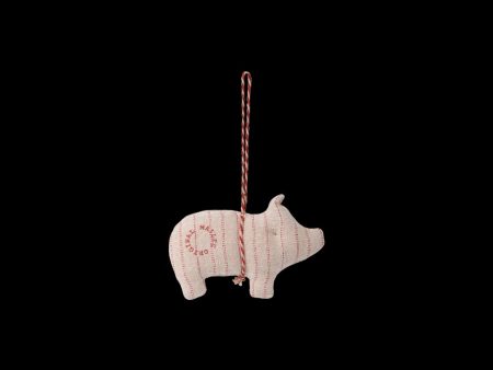 Maileg Christmas Ornament Pig Stripe For Cheap