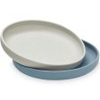 Cam Cam Copenhagen Silicone Plates 2- pack Rainbow Midnight Mix Online now