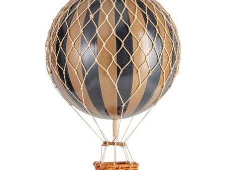 Authentic Models Balloon Gold Black 18 cm For Discount