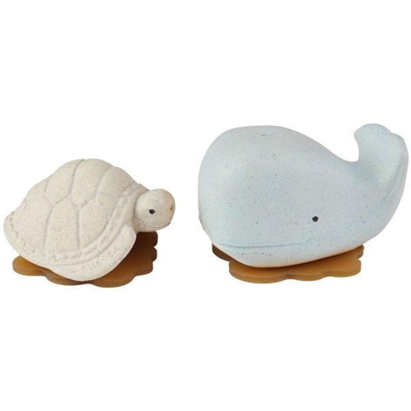 Hevea Squeeze & Splash Whale and Turtle Blue Set Online Hot Sale