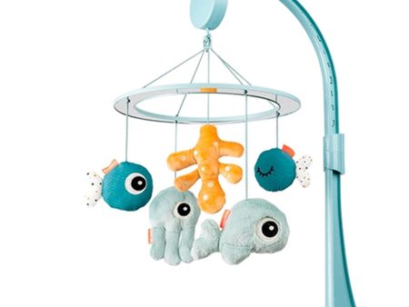 Done by Deer Musical Mirror Mobile Sea Friends Blue For Discount