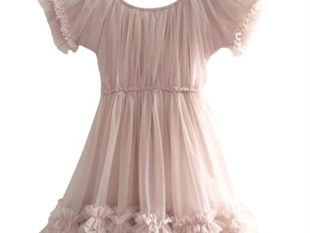 Dolly by Le Petit Frilly Dress Ballet Pink Online Sale