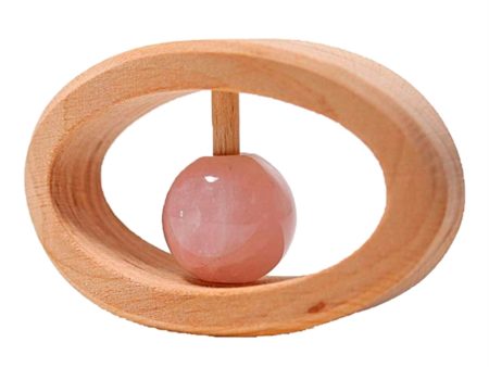 GRIMM´S Rattle Rose Quartz For Cheap