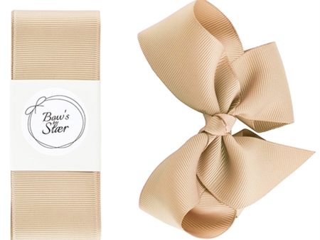 Bow s by Stær Christening Ribbon Beige Online Sale