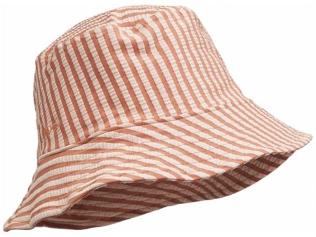 Liewood Matty Stripe Sunhat Seersucker Tuscany Rose Sandy Supply