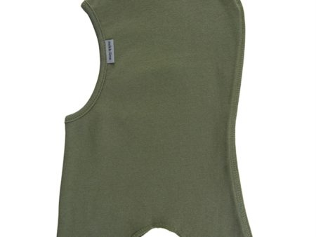 Mikk-Line Fullface Cotton Dusty Olive Hot on Sale