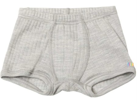 Joha Wool Silver Melange Boxershorts Discount