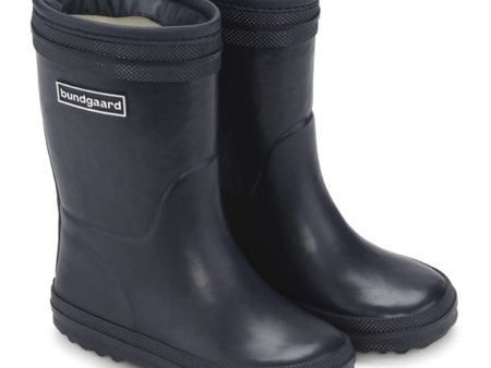 Bundgaard Cloudy High Warm Rubber Boot Navy Online Hot Sale