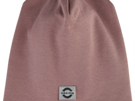 Mikk-Line Beanie Cotton Twilight Mauve on Sale