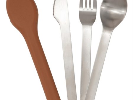 Haps Nordic Picnic Cutlery Set Terracotta Online now