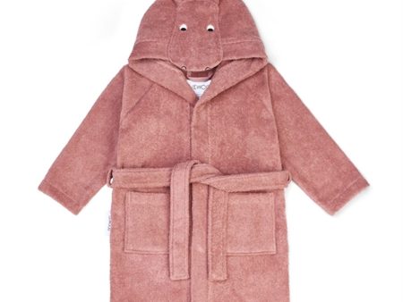 Liewood Lily Bathrobe Hippo   dusty raspberry mix on Sale