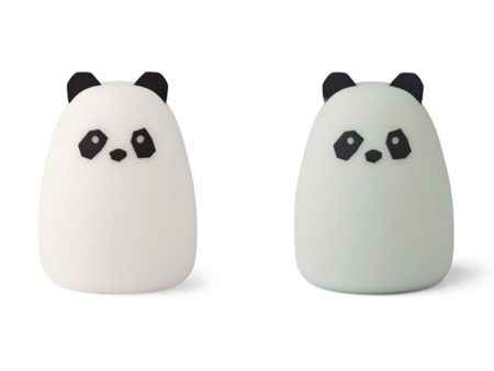 Liewood Callie Night Light 2-pack Panda Panda Creme De la Creme Dove Blue Online Hot Sale