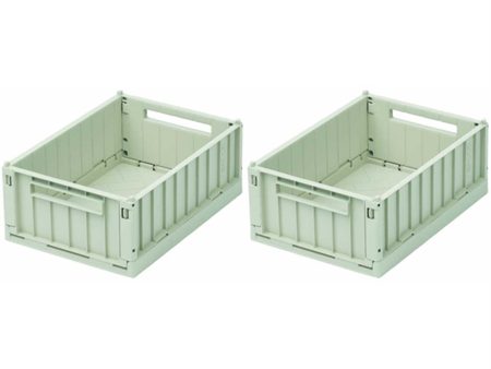 Liewood Weston Storage Box S Dusty Mint 2-Pack For Cheap