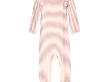 Serendipity Clay Offwhite Baby Suit Stripe Feet on Sale